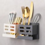 Hole-Free Multifunctional Wall-Mounted Storage Rack - Image 4