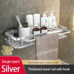 Stainless Steel Bathroom Storage Rack - Image 17
