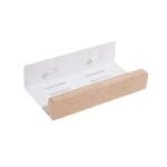 Wooden Wall-Mounted Bathroom Storage Shelf - Image 4