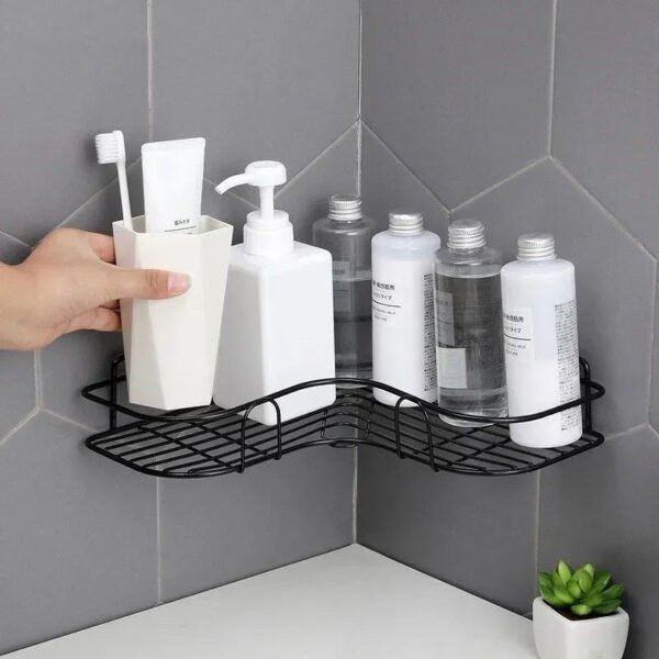 Japanese Style Wrought Iron Wall Shelf - Image 6