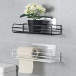 Floating Wall Shelf Metal Organizer Cart - Image 3