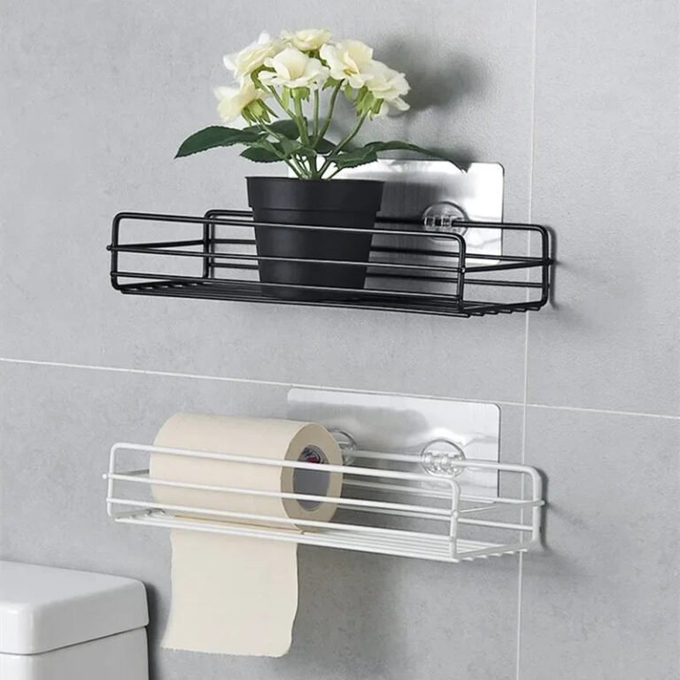 Floating Wall Shelf Metal Organizer Cart - Image 3