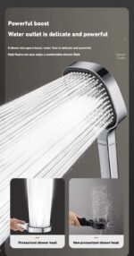 High Pressure Adjustable Shower Head - Image 6