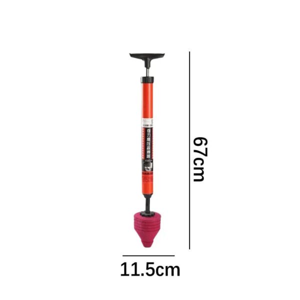 High Pressure Toilet Plunger Silicone Pipe Unblocker - Image 6