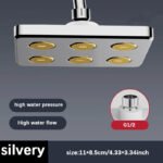 Supercharged Wall-Mounted Rotatable Shower Head - Image 7