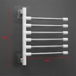 Wall Mounted Aluminum Towel Rack - Image 11