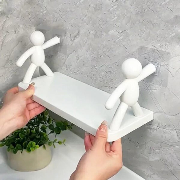 Self-Adhesive Bathroom Shampoo Storage Rack - Image 3