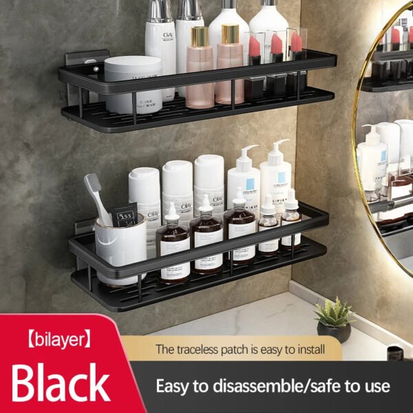 Stainless Steel Bathroom Storage Rack - Image 22