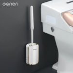 Wall-Mounted Quick-Drain Toilet Brush Set - Image 6