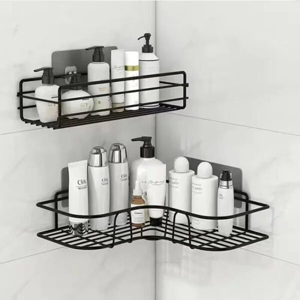 Floating Wall Shelf Metal Organizer Cart - Image 2