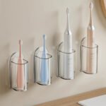 Electric Wall Mounted Toothbrush Holder Storage Base - Image 3