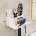 Wall-Mounted Hair Dryer Holder - Image 9