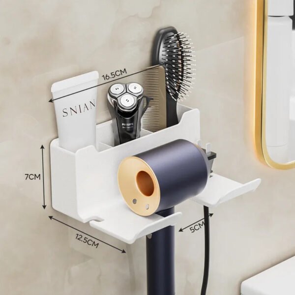 Wall-Mounted Hair Dryer Holder - Image 9