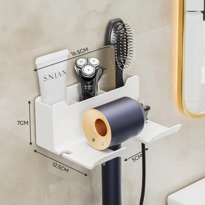 Wall-Mounted Hair Dryer Holder - Image 9