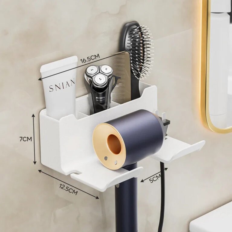 Wall-Mounted Hair Dryer Holder - Image 9