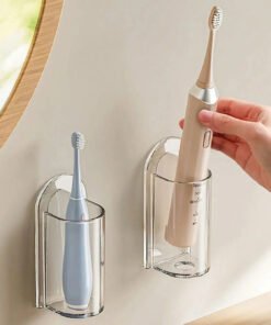 Electric Wall Mounted Toothbrush Holder Storage Base