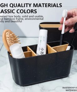 Bamboo Electric Toothbrush Holder