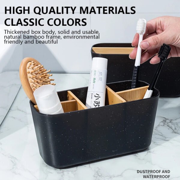 Bamboo Electric Toothbrush Holder - Image 1