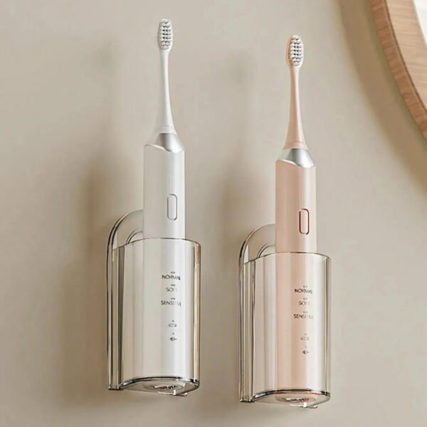 Electric Wall Mounted Toothbrush Holder Storage Base - Image 2