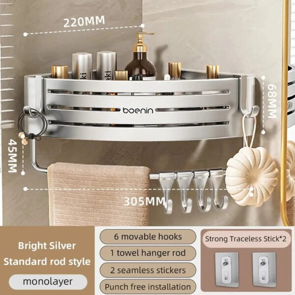 Bathroom Corner Shelf - Image 8