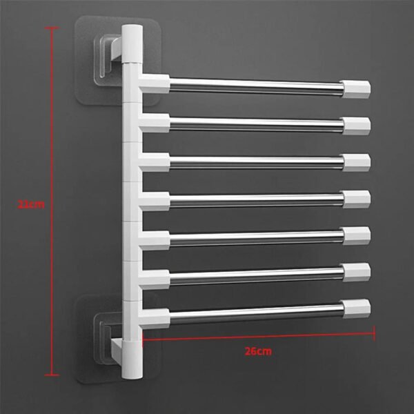 Wall Mounted Aluminum Towel Rack - Image 12
