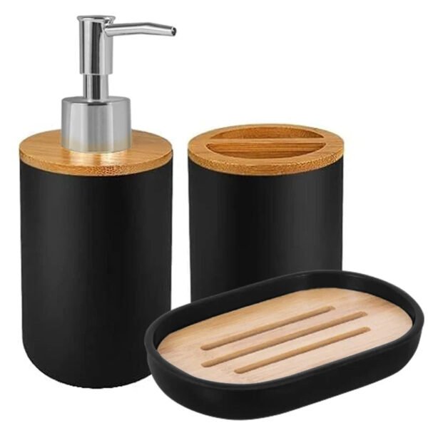 Bathroom Set Soap Dispenser Toothbrush Holder Soap Box - Image 8