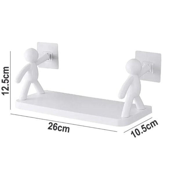 Self-Adhesive Bathroom Shampoo Storage Rack - Image 6