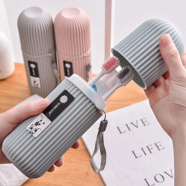 Portable Toothbrush Toothpaste Holder - Image 1