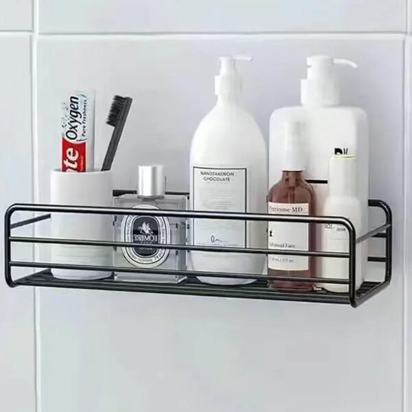 Floating Wall Shelf Metal Organizer Cart - Image 5