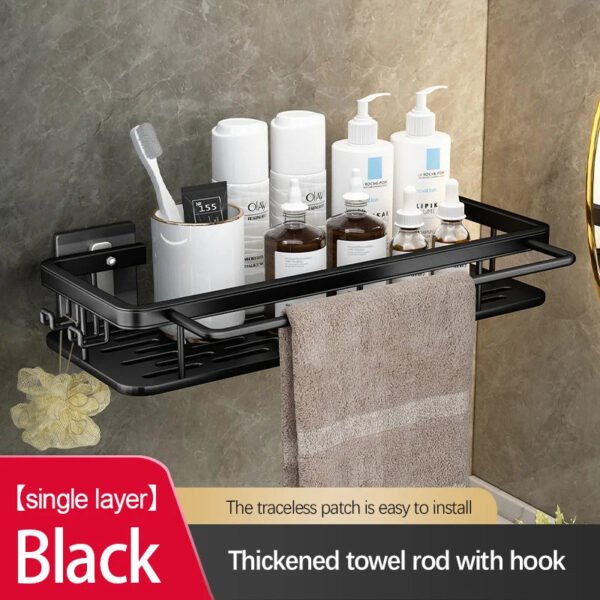 Stainless Steel Bathroom Storage Rack - Image 15