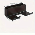 Non-Perforated Wall-Mounted Hair Dryer Storage Rack - Image 3