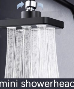 Supercharged Wall-Mounted Rotatable Shower Head