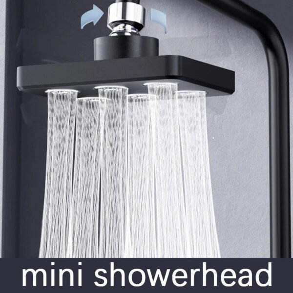 Supercharged Wall-Mounted Rotatable Shower Head - Image 1