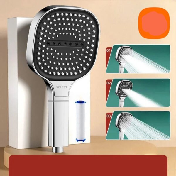 High Pressure Adjustable Shower Head - Image 14
