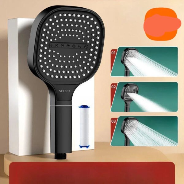 High Pressure Adjustable Shower Head - Image 13