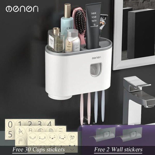 Magnetic Adsorption Inverted Toothbrush Holder - Image 15