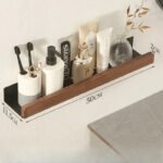Punch-Free Wooden Bathroom Shelf - Image 10