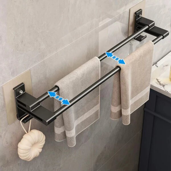 Space Aluminum Towel Rack - Image 2