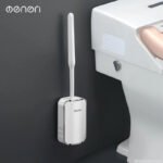 Wall-Mounted Quick-Drain Toilet Brush Set - Image 9