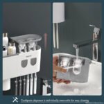 Magnetic Adsorption Inverted Toothbrush Holder - Image 5