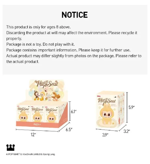 THE MONSTERS - Have a SeatVinyl Plush Blind Box - Image 5